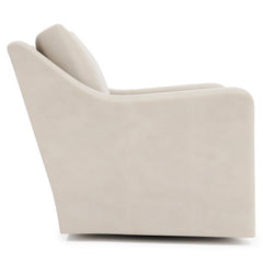 Ventura Ivory Swivel Chair - Ornate Home