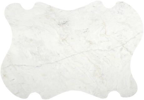 Ventura White And Acacia Wood Coffee Table - Ornate Home