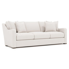 Ventura White/Cream Fabric Sofa - Ornate Home