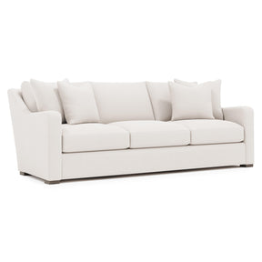 Ventura White/Cream Fabric Sofa - Ornate Home