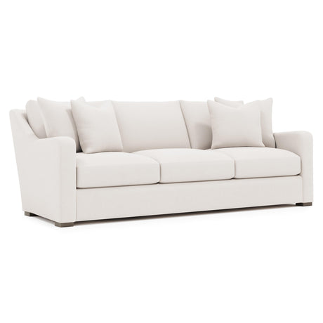 Ventura White/Cream Fabric Sofa - Ornate Home