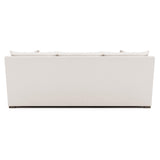 Ventura White/Cream Fabric Sofa - Ornate Home