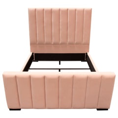 Venus Blush Pink Eastern King Bed - Ornate Home