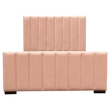 Venus Blush Pink Eastern King Bed - Ornate Home