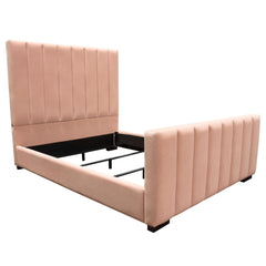 Venus Blush Pink Eastern King Bed - Ornate Home