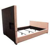 Venus Blush Pink Eastern King Bed - Ornate Home