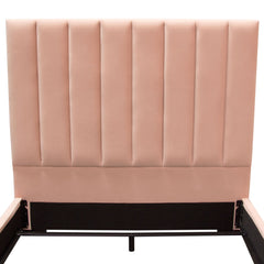 Venus Blush Pink Eastern King Bed - Ornate Home