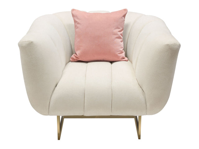 Venus Cream Fabric Chair - Ornate Home