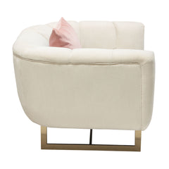 Venus Cream Fabric Chair - Ornate Home