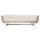 Venus Cream Fabric Sofa - Ornate Home