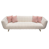 Venus Cream Fabric Sofa - Ornate Home