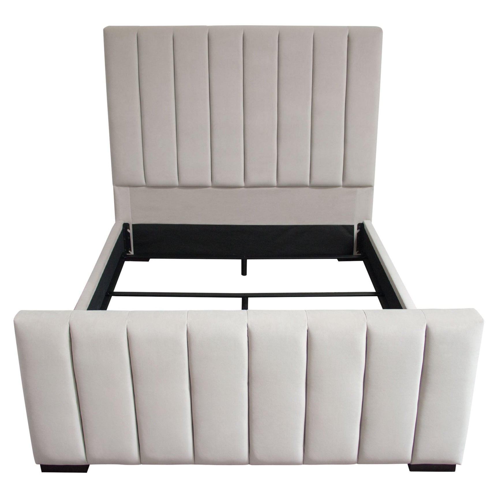 Venus Light Grey Eastern King Bed - Ornate Home