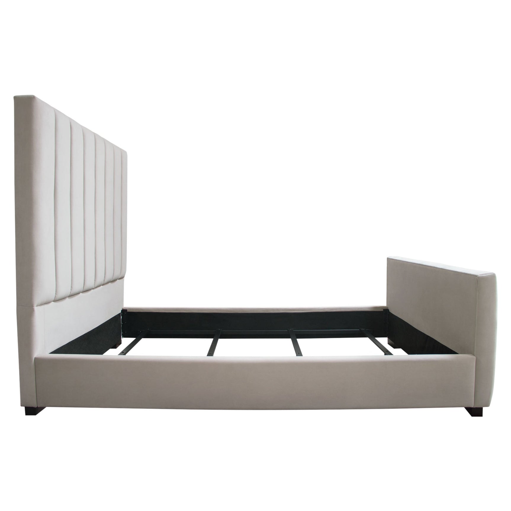 Venus Light Grey Eastern King Bed - Ornate Home