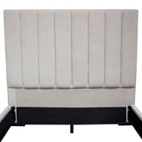 Venus Light Grey Eastern King Bed - Ornate Home