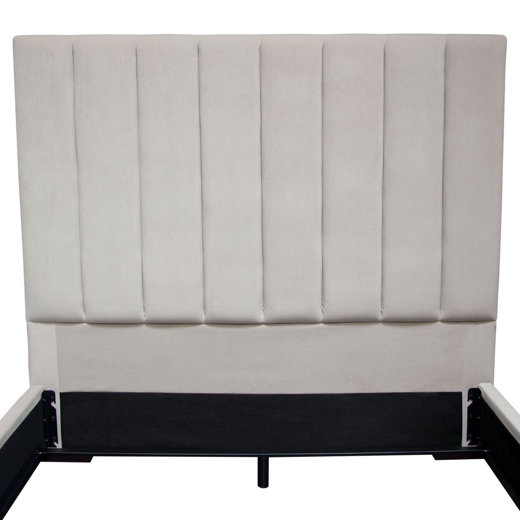 Venus Light Grey Eastern King Bed - Ornate Home