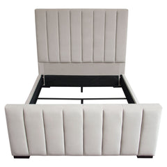 Venus Light Grey Queen Bed - Ornate Home