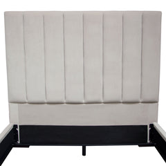 Venus Light Grey Queen Bed - Ornate Home