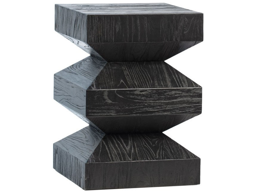 Vera Antique Ebony Side Table - Ornate Home