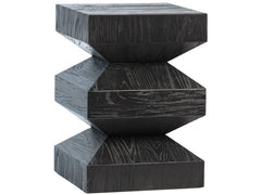Vera Antique Ebony Side Table - Ornate Home