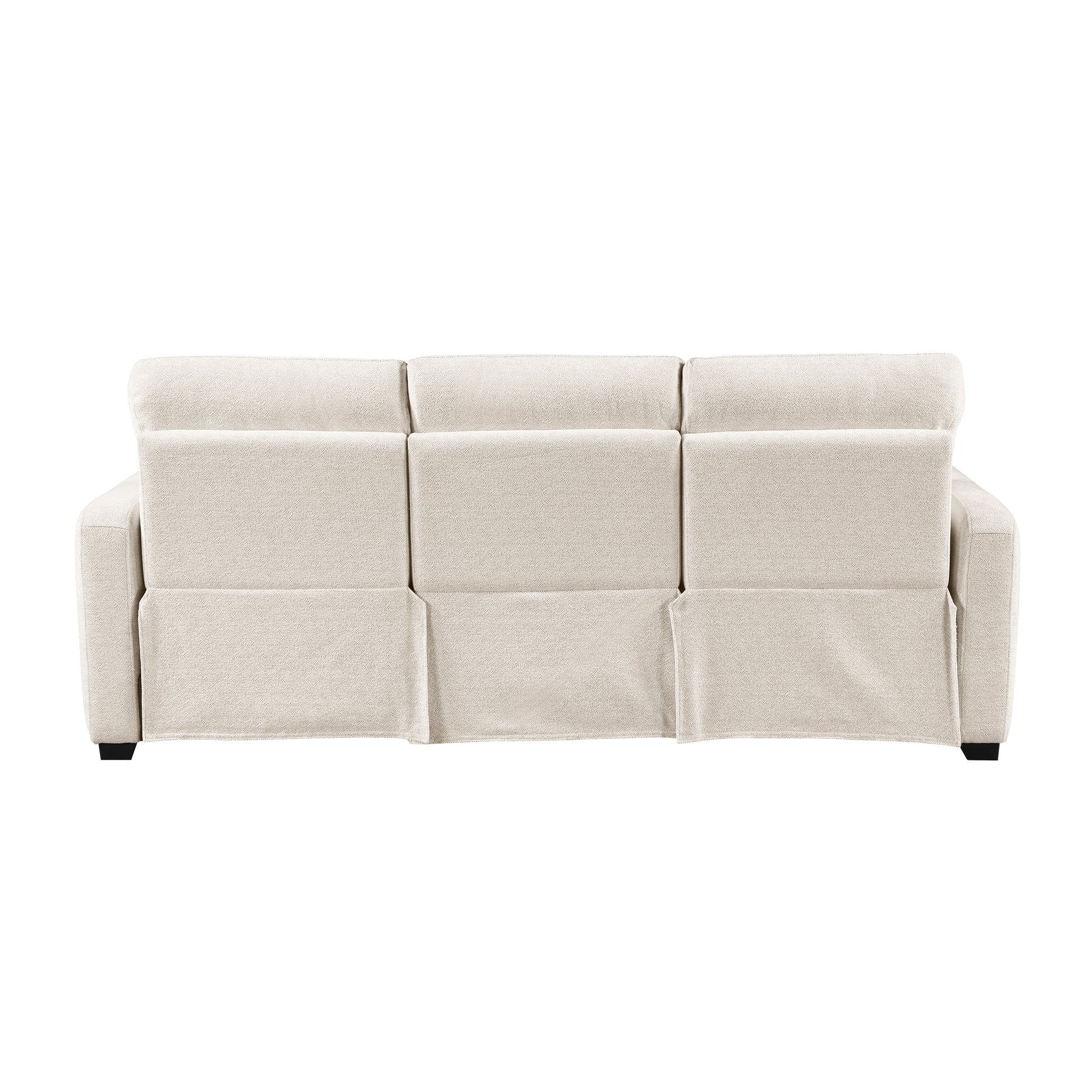 Vera Beige Power Double Reclining Sofa - Ornate Home