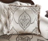 Veracruz Dark Cherry/Beige Chair - Ornate Home