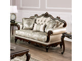 Veracruz Dark Cherry/Beige Sofa & Loveseat - Ornate Home