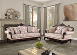 Veracruz Dark Cherry/Light Brown Sofa - Ornate Home