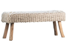 Verada Natural Bench - Ornate Home