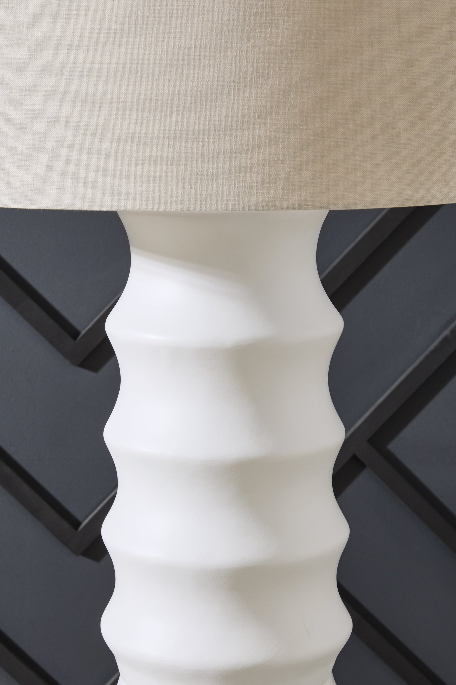 Veraleigh White Poly Floor Lamp (Online Special Price) - Ornate Home