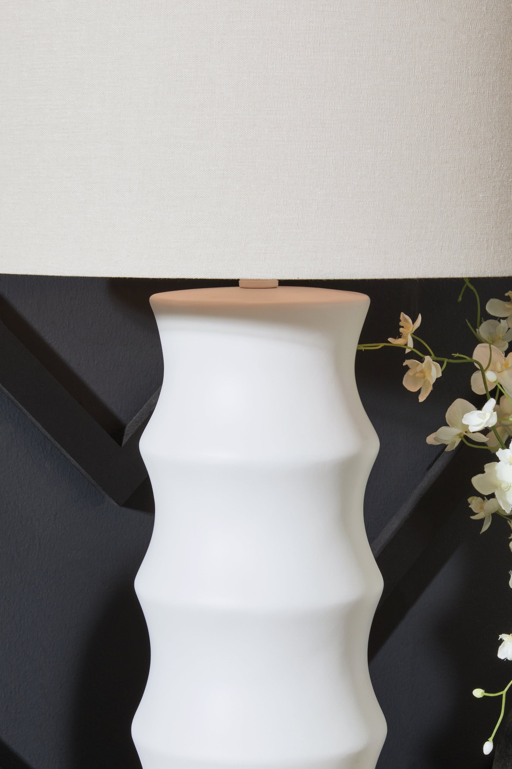 Veraleigh White Poly Table Lamp - Ornate Home