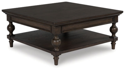 Veramond Brown Coffee Table - Ornate Home