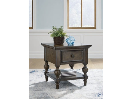 Veramond Brown End Table - Ornate Home