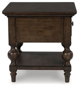 Veramond Brown End Table - Ornate Home