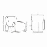 Verandah Accent Chairs in Beige (set of 2) - Ornate Home