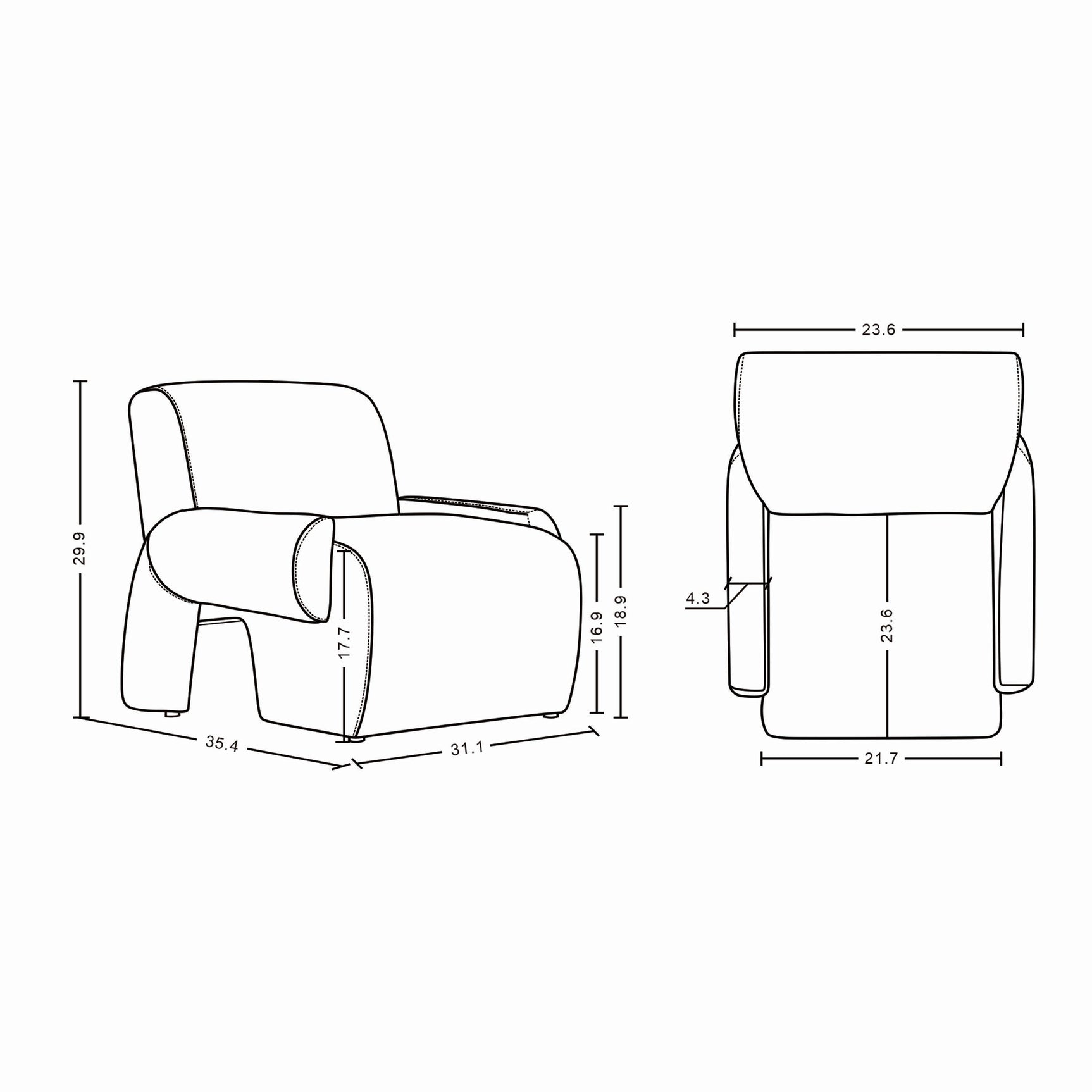 Verandah Accent Chairs in Beige (set of 2) - Ornate Home