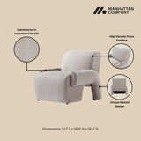 Verandah Accent Chairs in Beige (set of 2) - Ornate Home