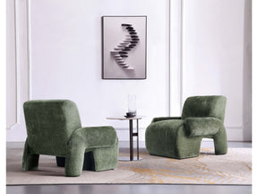Verandah Accent Chairs in Olive Green (set of 2) - Ornate Home