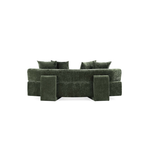 Verandah Sofa in Olive Green - Ornate Home