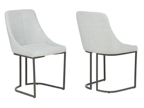 Verano Light Gray Dining Chair (Set of 2) - Ornate Home