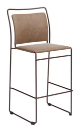 Verbena Brown Barstool (Set of 2) - Ornate Home