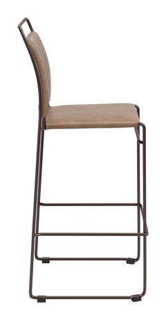 Verbena Brown Barstool (Set of 2) - Ornate Home