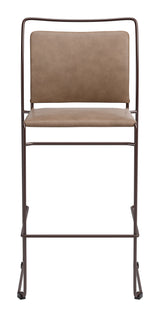 Verbena Brown Barstool (Set of 2) - Ornate Home
