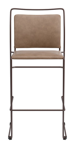 Verbena Brown Barstool (Set of 2) - Ornate Home