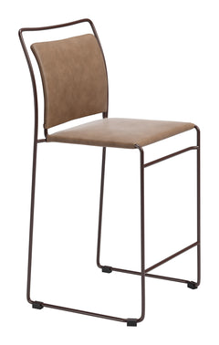 Verbena Brown Counter Stool (Set of 2) - Ornate Home