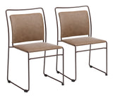 Verbena Brown Dining Chair (Set of 2) - Ornate Home