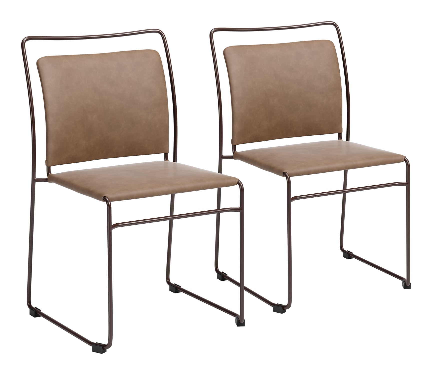 Verbena Brown Dining Chair (Set of 2) - Ornate Home