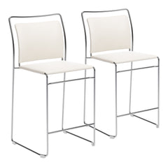 Verbena Cream Counter Stool (Set of 2) - Ornate Home