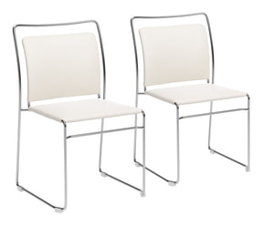 Verbena Cream Dining Chair (Set of 2) - Ornate Home