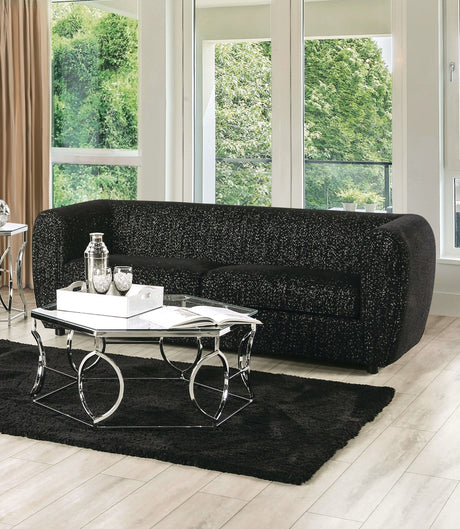 Verdal Black Sofa & Loveseat - Ornate Home
