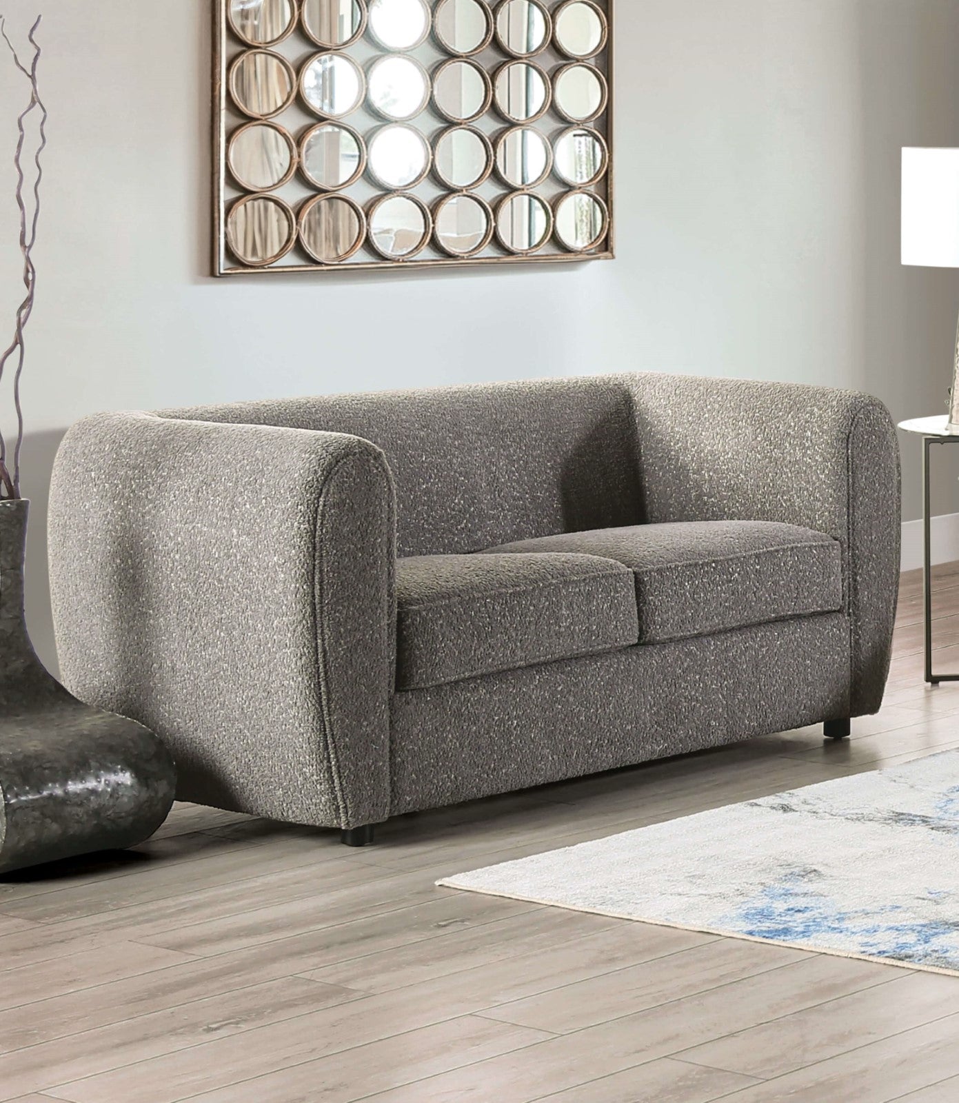 Verdal Charcoal Gray Sofa & Loveseat - Ornate Home